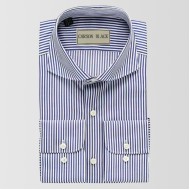 Light Blue Bar Stripe Shirt